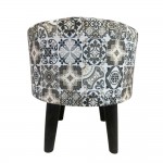 Joanas Fabric Pouffe in Multi Colour