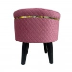 Crenza Fabric Pouffe in Multi Colour