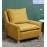 Alma Fabric Full Back Lounge Chair In Yellow Colour