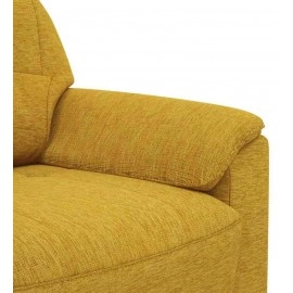 Croma Fabric 1 Seater Sofa in Yellow Colour