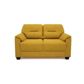 Croma Fabric 2 Seater Sofa in Yellow Colour