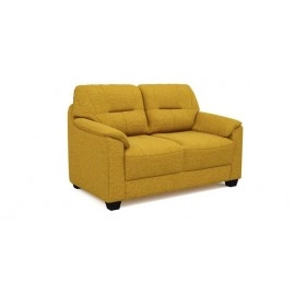 Croma Fabric 2 Seater Sofa in Yellow Colour