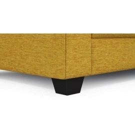 Croma Fabric 2 Seater Sofa in Yellow Colour