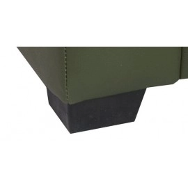 Croma Leatherette 3 Seater Sofa in Olive Green Colour