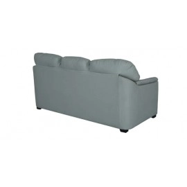 Croma Leatherette 3 Seater Sofa in Grey Colour