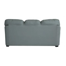 Croma Leatherette 3 Seater Sofa in Grey Colour