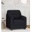 Croma Leatherette 1 Seater Sofa in Black Colour