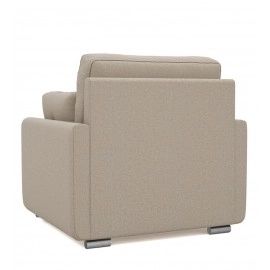 Cedar Fabric 1 Seater Sofa in Beige Colour