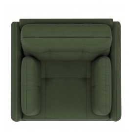 Cedar Leatherette 1 Seater Sofa in Olive Colour