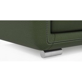 Cedar Leatherette 2 Seater Sofa in Olive Colour