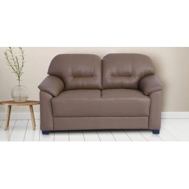 Croma Leatherette 2 Seater Sofa in Tan Brown Colour
