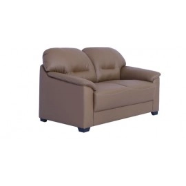 Croma Leatherette 2 Seater Sofa in Tan Brown Colour