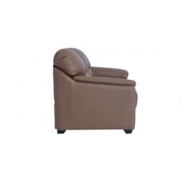 Croma Leatherette 2 Seater Sofa in Tan Brown Colour