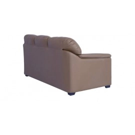 Croma Leatherette 3 Seater Sofa in Tan Brown Colour