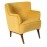 Carlito Lounge Chair in Yellow Colour