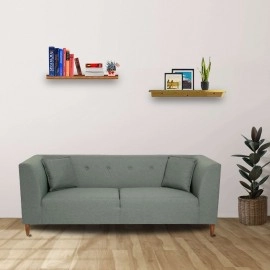 Armando Fabric 3 Seater Sofa In Grey Colour