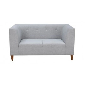 Armando Fabric 2 Seater Sofa In Ash Grey Colour