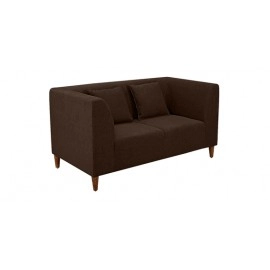 Armando Fabric 2 Seater Sofa In Brown Colour