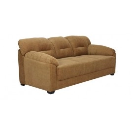 Colton Fabric 3 Seater Sofa in Coffee Brown Colour