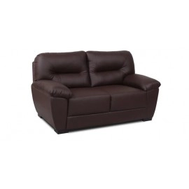 Napa Leatherette 2 Seater Sofa in Brown Colour