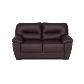 Napa Leatherette 2 Seater Sofa in Brown Colour