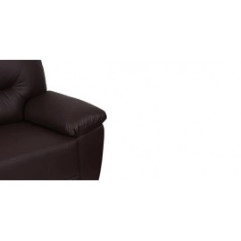 Napa Leatherette 2 Seater Sofa in Brown Colour