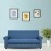 Elias Fabric 3 Seater Sofa in Blue Colour