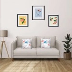 Amelio Velvet 3 Seater Sofa In Beige Colour