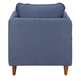 Amelio 1 Seater Sofa In Denim Blue Colour