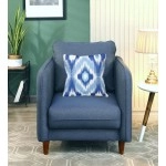 Amelio 1 Seater Sofa In Denim Blue Colour