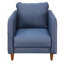 Amelio 1 Seater Sofa In Denim Blue Colour
