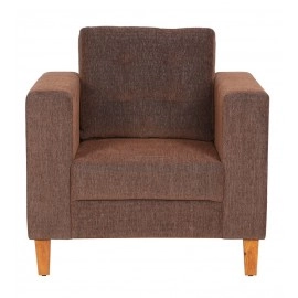 Cindy 1 Seater Sofa in Brown Colour