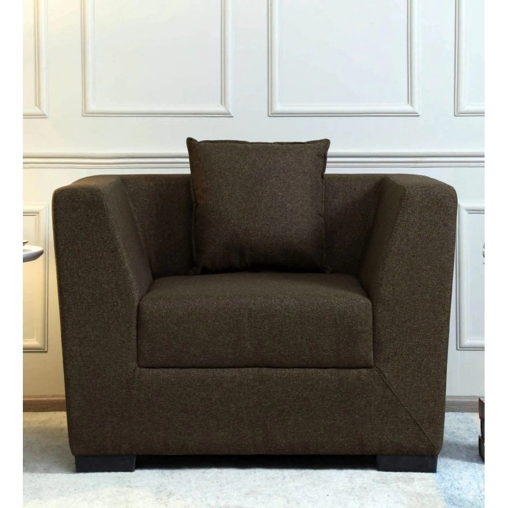 Amida 1 Seater Sofa In Brown Colour