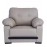 Montario Leatherette 1 Seater Sofa in Beige Colour