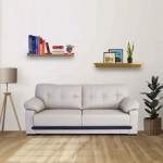 Montario Leatherette 3 Seater Sofa in Beige Colour