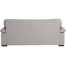 Montario Leatherette 3 Seater Sofa in Beige Colour