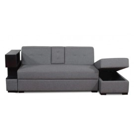 Eris Fabric 2 Seater Sofa in Grey Colour