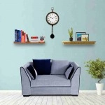Crown Fabric 2 Seater Sofa in Grey Colour