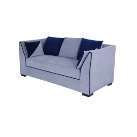 Crown Fabric 3 Seater Sofa in Grey Colour
