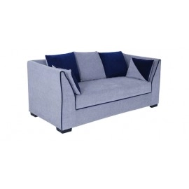 Crown Fabric 3 Seater Sofa in Grey Colour