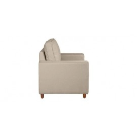 Belindra Fabric 2 Seater Sofa In Beige Colour