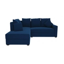 Jordan Fabric RHS Sectional Sofa in Blue Colour