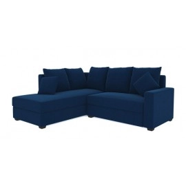 Jordan Fabric RHS Sectional Sofa in Blue Colour
